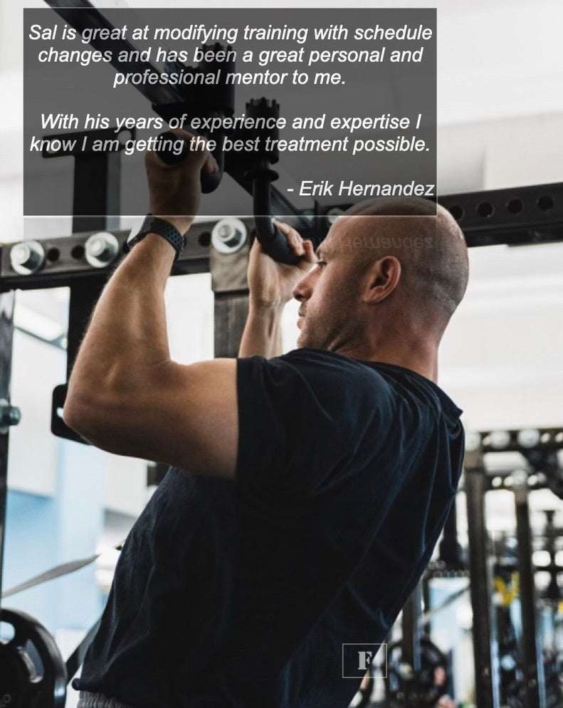 NFL Coach Sal Alosi remote coaching program with UNC coach Erik Hernandez Fortitude Gym HQ in Chandler Arizona