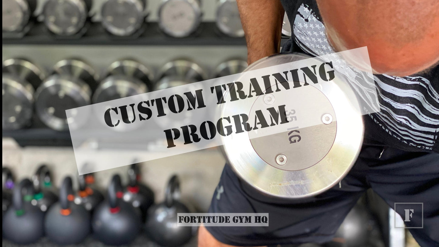 Custom - 12 Week Training Program - Fortitude Gym