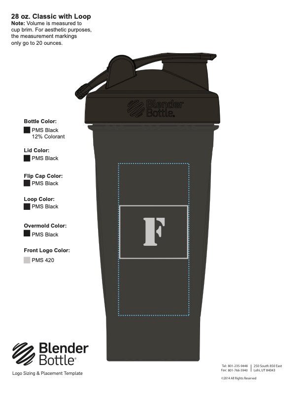 Blender Bottle - Fortitude Gym